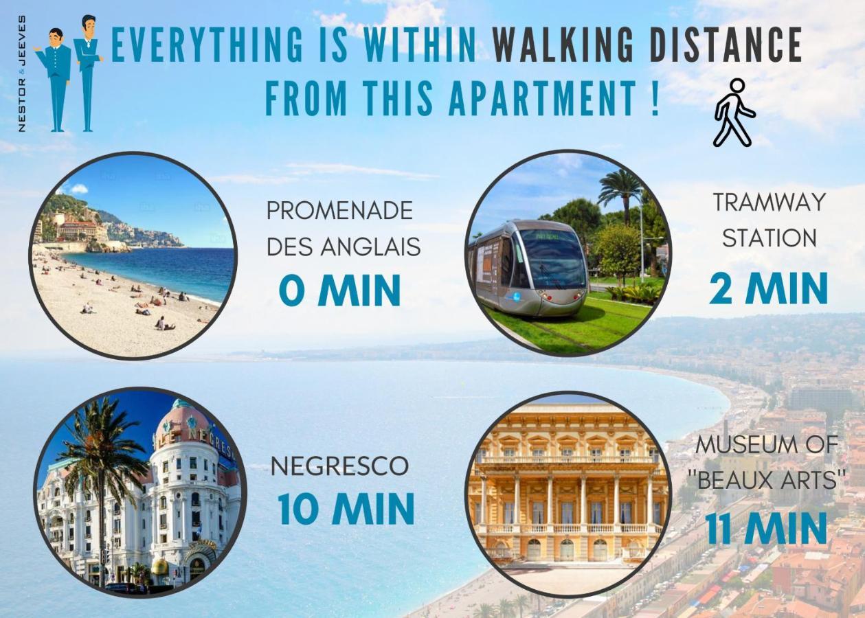 Nestor&jeeves - Ocean Promenade - Terrace With Sea View - Spacious Appartement *